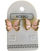 Aro AQD mariposa esmaltada.