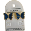 Aro AQD mariposa esmaltada.