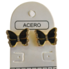 Aro AQD mariposa esmaltada.
