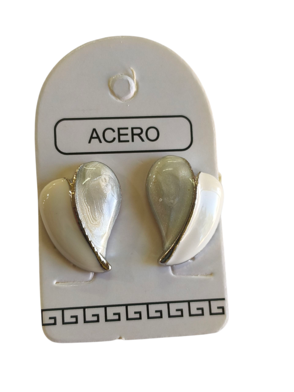 Aro AQ corazón esmaltado.