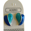 Aro AQ corazón esmaltado.
