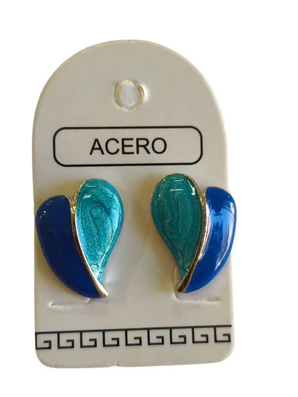 Aro AQ corazón esmaltado.