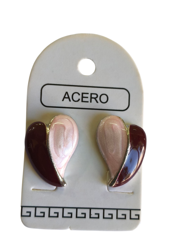 Aro AQ corazón esmaltado.