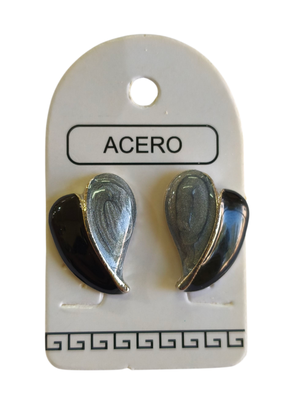 Aro AQ corazón esmaltado.