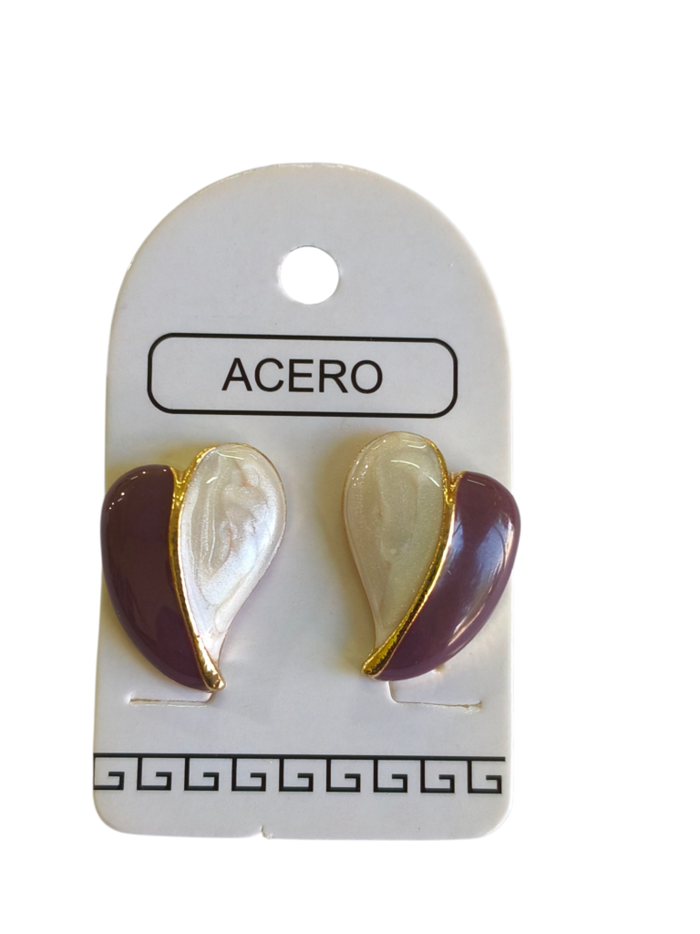 Aro AQD corazón esmaltado.