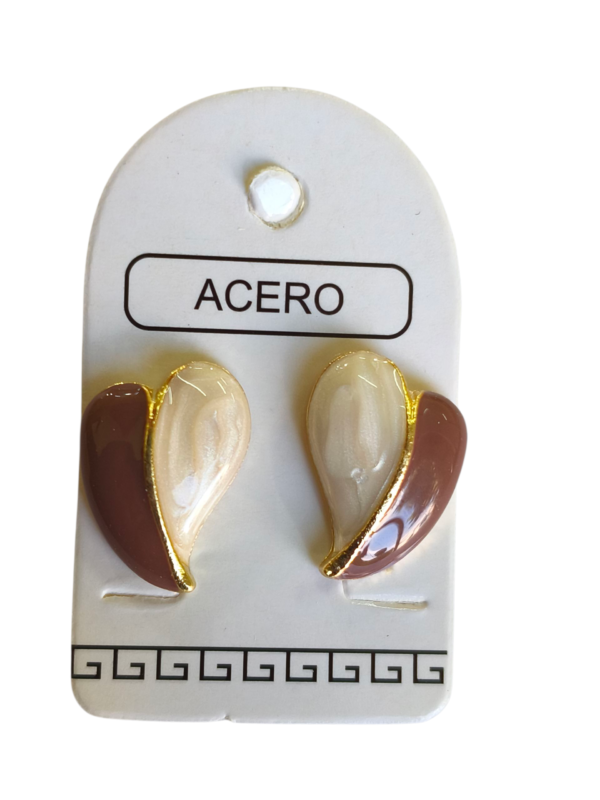 Aro AQD corazón esmaltado.