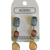Aro AQ colgante con piedras.