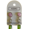Aro AQ colgante con piedras.