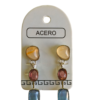 Aro AQ colgante con piedras.