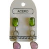 Aro AQ colgante con piedras.