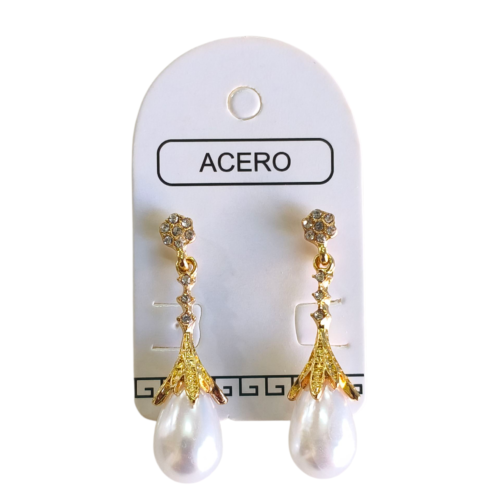 Aro AQ perla colgante.