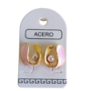 Aro AQD esmaltado con perla.