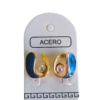 Aro AQD esmaltado con perla.