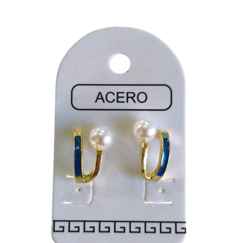 Aro AQD perla esmaltado.