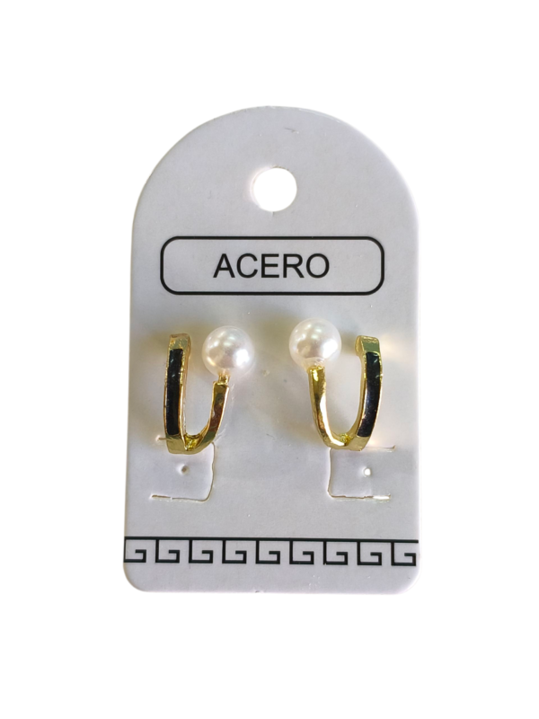 Aro AQD perla esmaltado.