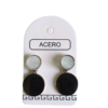 Aro AQ 2 circulos esmaltados.