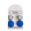 Aro AQ 2 circulos esmaltados.