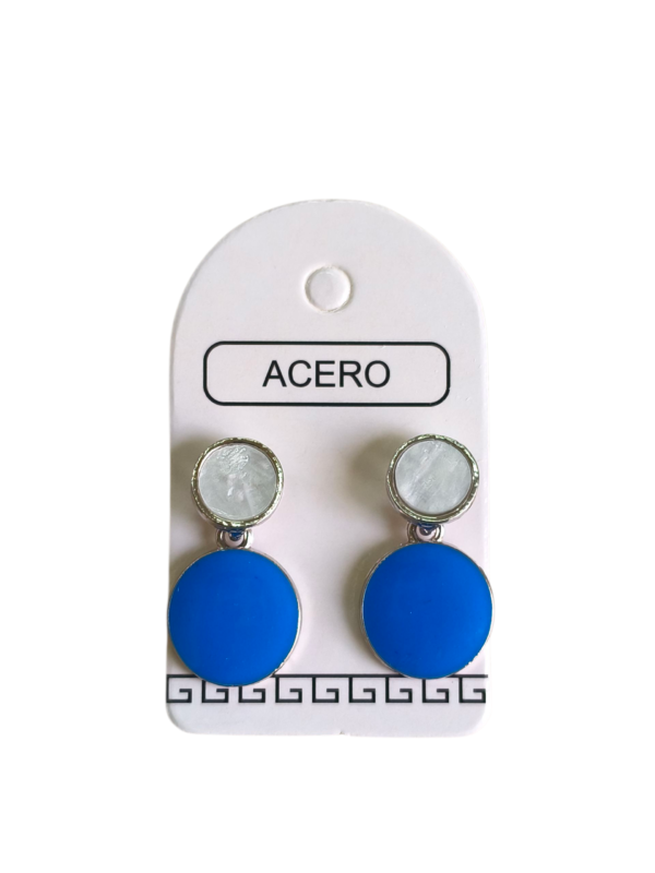 Aro AQ 2 circulos esmaltados.