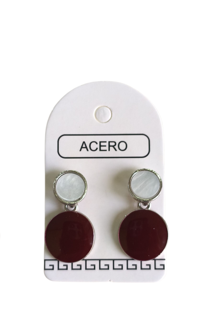 Aro AQ 2 circulos esmaltados.