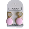 Aro AQ 2 circulos esmaltados.