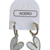 Aro AQ argolla con corazón esmaltado.