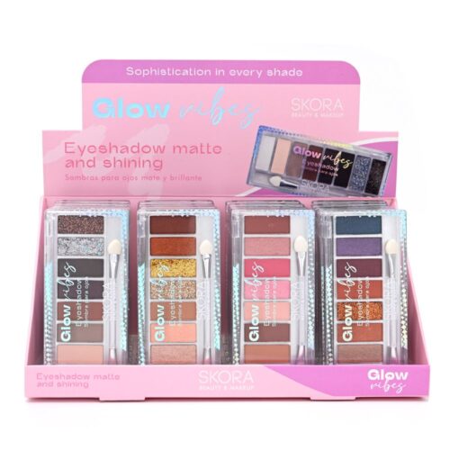 Sombra p/ojos Mate c/Brillos Skora 2X1