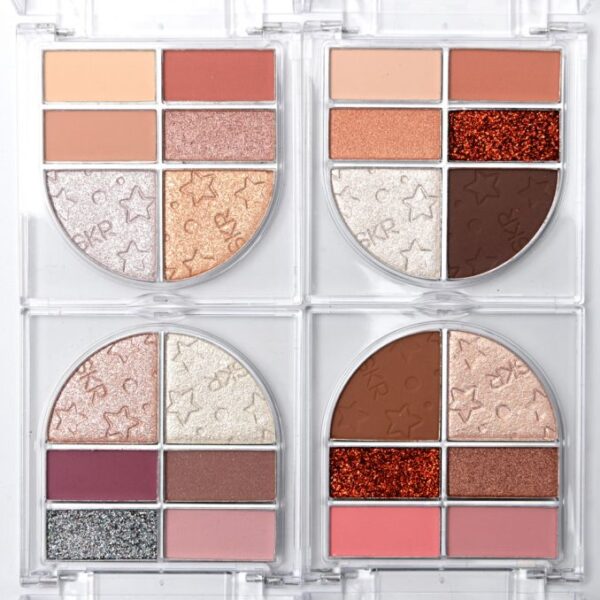 Sombras para ojos combinadas x 6 Skora