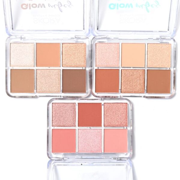 Sombras para ojos combinadas x 6 Skora
