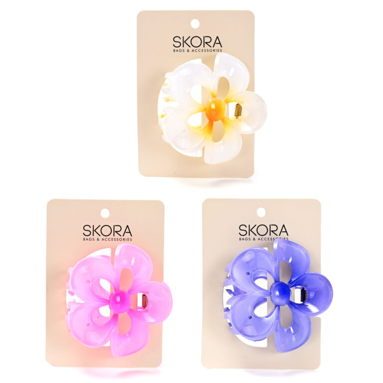 Broche para cabello flor.