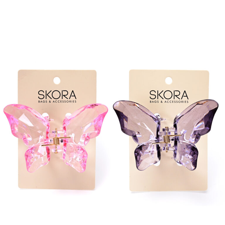 Broche para cabello mariposa.