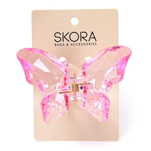 Broche para cabello mariposa.