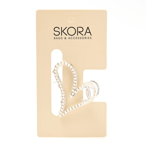 Broche corazon perlitas