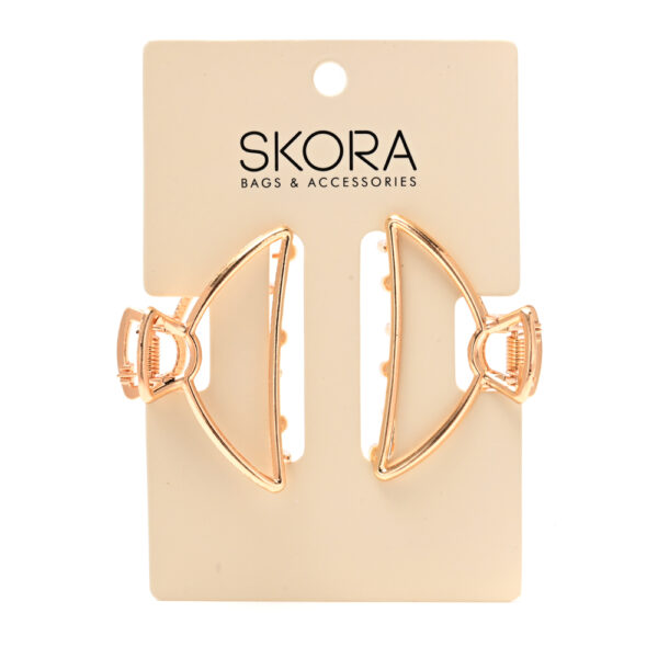 41392-6 Broche para cabello metal x2