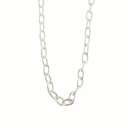 Cadena Plata 900 eslabon redondo 100×60