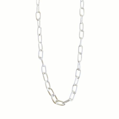 Cadena Plata 900 eslabón redondo 50×50