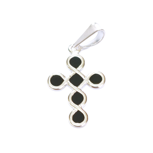 Dije plata esmaltado