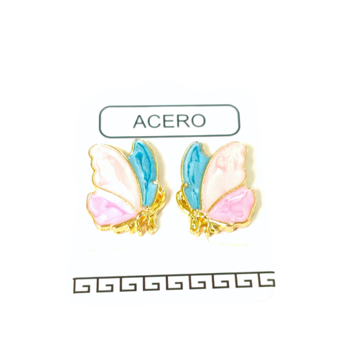 Aro AQD mariposa esmaltada