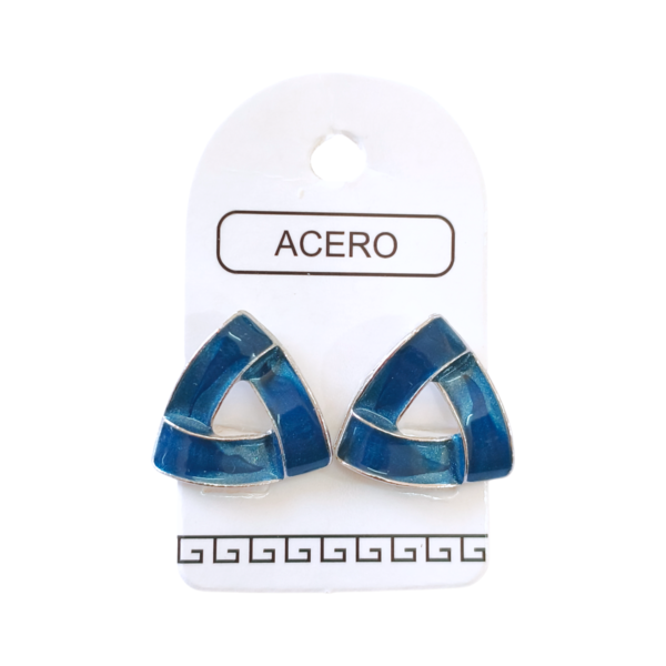 Aro AQ triángulo esmaltado