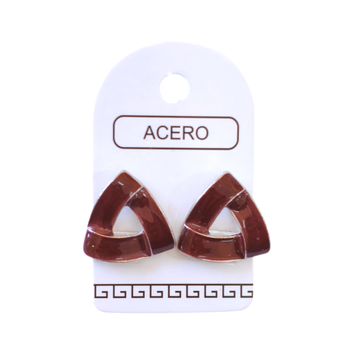 Aro AQ triángulo esmaltado