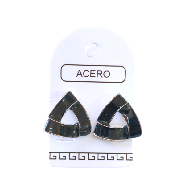 Aro AQ triángulo esmaltado