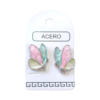 Aro AQ mariposa esmaltada