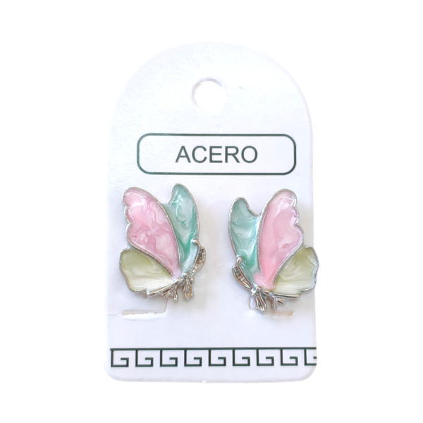 Aro AQ mariposa esmaltada