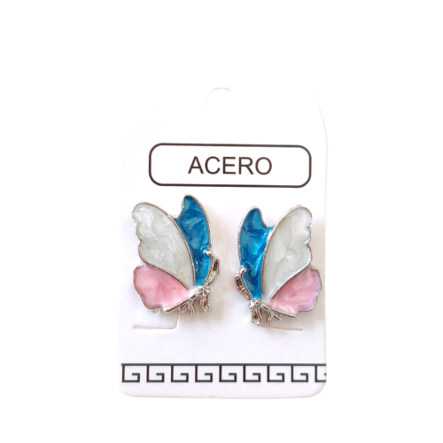 Aro AQ mariposa esmaltada