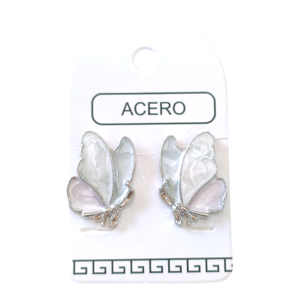 Aro AQ mariposa esmaltada