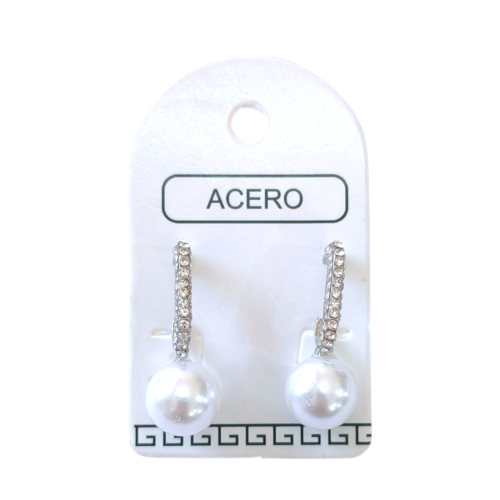 Aro AQ C con strass y perla