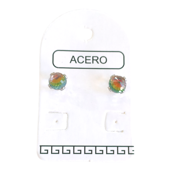 Aro AQ cristal de roca facetado