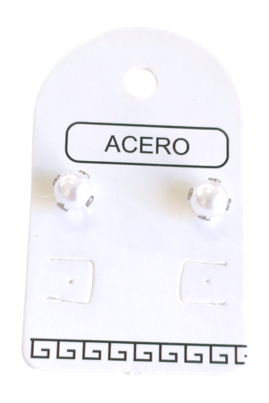 Aro AQ perla engarzada 6mm x p.