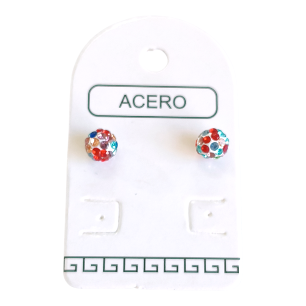 Aro AQ bolita de fuego color 6mm