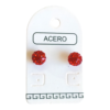 Aro AQ bolita de fuego 8mm