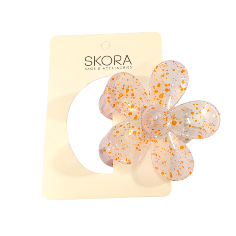 Broche grande flor